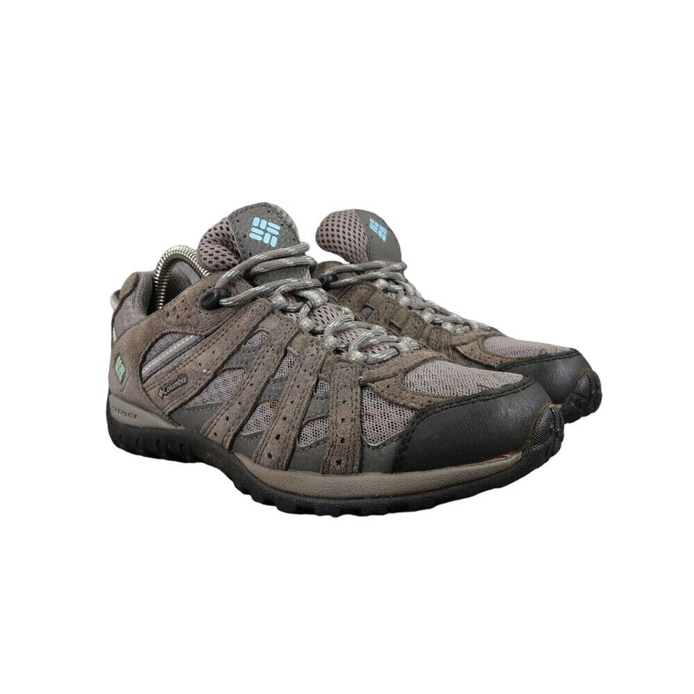 Columbia Shoes Womens 7.5 Hiking Athletic Outdoor Sport Walking Comfort Leather